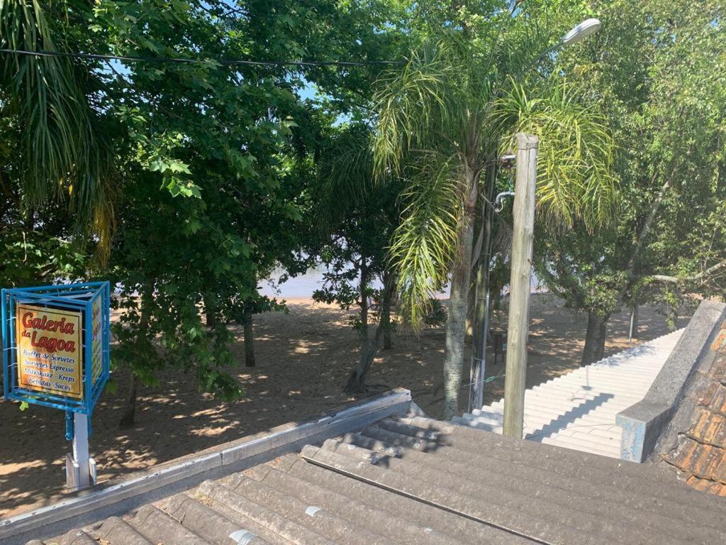 Apartamento beira da Praia das Ondinas Sao Lourenco do Sul Exterior foto